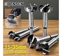 Foret Forstner multi-dents pour le bois, queue ronde, auto-centrant, spécialement conçu pour les charnières de portes et fenêtres de meubles, 15-35mm 20mm