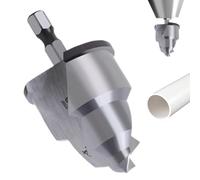 Foret fraiseuse en métal, foret fraiseur - forets pour alésoir pour conduits fraiseurs sûrs,Économie de raccords en PVC, outil d'alésoir de tuyau, foret d'alésoir robuste