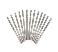 Foret hélicoïdal à pointe diamantée de 0,8 à 3 mm for bijoux en verre et jade, tige droite(10Pcs,1.2mm)