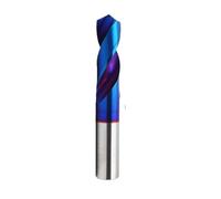 Foret hélicoïdal D6-D16mmDiameter HRC65, embout général et poignée droite for le perçage CNC de trous en acier, 1 pièce(7.6mm)