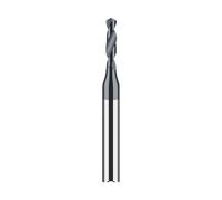 Foret hélicoïdal en alliage de carbure for machine CNC, 1 pièce - Tige de 4 mm, longueur de 50 mm, outil de perçage for métaux de micro-diamètre(D2.3X12XD4X50L)