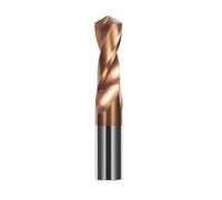 Foret hélicoïdal en tungstène HRC55 de 6.0mm à 16mm diamètre, tige générale et poignée droite for le perçage CNC trous acier fer, 1 pièce(6.6mm)
