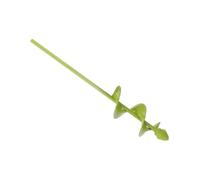 Foret hélicoïdal vert en acier pour plantation de jardin | Ce poteau en spirale en acier offre un soutien stable et une pénétration profonde du sol pour vos plantes de jardin.