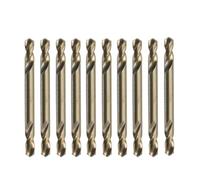foret hélicoïdaux à double pointe 10 pièces 3mm-5.5mm M35 Cobalt Double extrémités forets HSS-CO foret hélicoïdal for l'acier inoxydable(5mm 10pcs)
