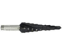 Foret HSS TIALN conique étagé Goujures hélicoïdales Ø 4>12Mm