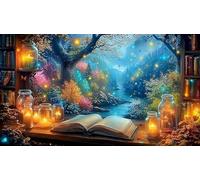 Forêt Magique 1000 pièces Puzzle pour Adultes Cadeau Amusant & Activité Maison Idée Cadeau Parfaite Jeu éducatif détente pour Adultes 38x26cm/1000pcs