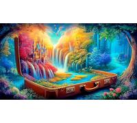 Forêt Magique 1000 pièces Puzzle pour Adultes et Enfants de 12 Ans et Plus Papier recyclé Jeu Familial Amusant & Stimulant 38x52cm/1000pcs