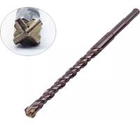Foret marteau SDS PLUS Foret à béton Foret à pierre à quatre tranchants croisés 4 tranchants 22 mm 310 mm