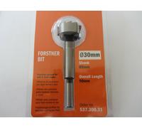 Foret mèche forstner/Exercices de culasse SP-acier D = 30 mm L=90 Arbre 8 CMT