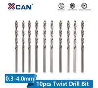 Foret-meche,XCAN Mini perceuse hélicoïdale en acier à haute vitesse de,ensemble de mèches pour outil rotatif Dremel - 10pcs 1.2mm