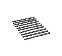 foret metal, meches cylindriques a metaux hss lamines 10 x 4.8 mm - Silverline