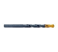 Foret métaux taillé meulé HSS -Revêtu en bout TiN -DIN338 -h8 -Pointe en croix -Queue à 3 méplats Ø: 5 L: 86 TIVOLY - 11453120500