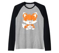 Forêt Mignon Drôle Renards Enfant Animaux Amour Petit Renard Manche Raglan
