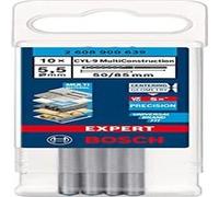 Bosch 10x Foret EXPERT CYL-9 Multi Construction (pour Béton, Carreaux tendres, Ø 5,50 mm, Professional Accessoire Perceuse/Visseuse à percussion, Perceuses/visseuses rotatives)