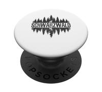 Forêt Noire - Cerf Naturel - pour la randonnée et l'extérieur PopSockets PopGrip Adhésif