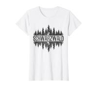 Forêt Noire - Cerf Naturel - pour la randonnée et l'extérieur T-Shirt Graphique avec Valeur