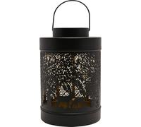 Forêt Noire Scène Ronde Lanterne Grande WD2512 (Taille unique) (Noir)