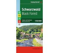 Carte routière n° 15 (Allemagne) - Forêt Noire | Freytag & Berndt - 1/150 000