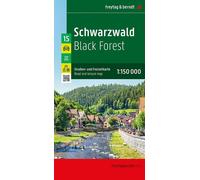 Foret noire - schwarzwald black forest - Échelle 1 : 150 000 - Collectif - Freytag Et Brendt - Atlas / carte