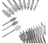 Foret plat 6-50 mm Ensemble de forets plats en bois en acier à haute teneur en carbone Ensembles de forets à bois Spade Durable Woodworking Tool Sets-45mm