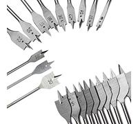 Foret Plat 6-50mm en Acier à Haute Teneur en Carbone - Ensemble d'Outils de Travail du Bois Durable - 8mm