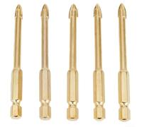Foret Porcelaine 6mm Pointe Carbure Tungstène Dur | Pointe carbure , 4 arêtes de , pour idéal céramique tendre, verre non trempé, longue durée
