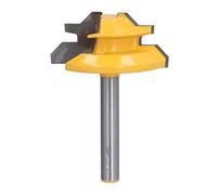 Foret pour blocage Oblique, fraise à bois de 45 degrés pour bois, embouts pour joints avec queue de 6 mm, traitement rainurage, outils électriques pour forage