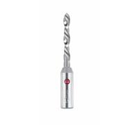 Foret pour trous débouchants en carbure monobloc avec double fraise - rotation à droite / rotation à gauche tranchant 2, Ø - sens de rotation:Ø 5 - gauche, AL - GL - tige (mm):35 - 70 - 10X30