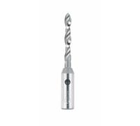 Foret pour trous débouchants en carbure monobloc avec double fraise - rotation à droite / rotation à gauche tranchant 2, Ø - sens de rotation:Ø 5 - droite, AL - GL - tige (mm):27 - 57.5 - 10X30