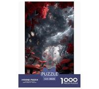 Forêt Puzzle 3D 38x26cm/1000pcs, Horloge - Jeux Éducatifs & Relaxants, Décoration Unique, Excellent Cadeau Familial