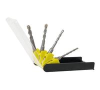 Foret - RISS - Coffret 4 forets béton SDS - Longueur 110 mm - Diamètres 5 à 10 mm - Plastique