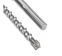 Foret SDS Max 20 x 800 mm, foret à béton avec 4 tranchants en carbure et double hélice, foret à percussion pour béton, pierre, pierre naturelle