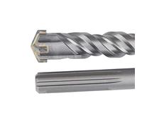 Foret SDS MAX - Diamètre : 32 mm x 800 mm - Foret pour marteau perforateur - Foret pour béton et pierre - Foret Quadro-X