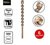 Foret Sds Max Ultimat 6 taillants (matériaux durs) Diam45x L690 166D45L0690 Diager