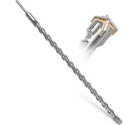 Foret SDS Plus BAUBECK 30 mm x 600 mm - Foret béton/pierre, acier 40CR, 4 coupes, SDS Plus 30 mm, foret maçonnerie haute précision