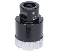 Foret trépan diamanté brasé à vide 40mm M14 noir - Perçage rapide et précis du marbre, céramique, granit - Outil professionnel durable pour ouverture de trous
