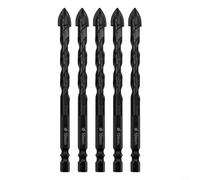 Foret triangulaire efficace en carbure pour murs de briques, retrait lisse des copeaux en plastique, perçage précis (10 mm)