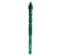 Foret triangulaire en carbure adapté pour le verre, le marbre, le granit, les murs en carrelage, le bois et le plastique avec quatre lames pour un perçage précis et sans effort (12 mm)
