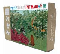 Forêt tropicale avec singes de rousseau