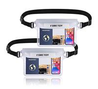 FORETOY Pochette Etanche 2Pcs, Sac Impermeable IP68 avec Sangle Réglable