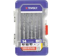 Forets à béton SDS Tivoly - Coffret de 14 pièces