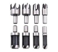 Forets à bois - Acier à haute teneur en carbone, construction résistante à la rouille, découpe de trous de précision, ensemble d'utilisation flexible | Perceuse d'établi, perceuse à main, menuiserie,