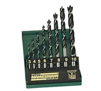 Mannesmann - M54308 - Coffret de mèches à bois pro - 8 pièces