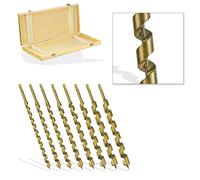 Forets à bois titane en coffret 8 pièces D20380