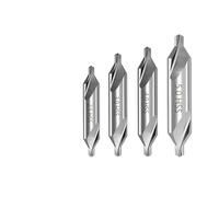 Forets à centrer pour tour et fraiseuse HSS, Foret à métaux 1-5 mm, angle de 60°, lot de 5/6/7/8/10 pièces(6pcs Set C 1.0 5.0mm)