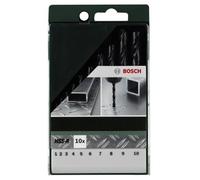 Bosch Forets à métaux HSS-R Hélice 118 mm - Jeu 10 pièces (1–10 mm)
