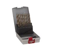 Forets à métaux HSSCo (alliage cobalt), DIN 338, set ProBox de 19 pièces 110 mm 19pc