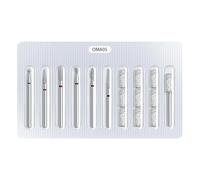 Forets à ongles à revêtement dur pour compatibilité mondiale des appareils de manucure, têtes de meulage professionnelles pour utilisation en salon