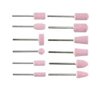 Forets à ongles pour gel acrylique - Pour cuticules polonaises - Pour manucure et pédicure - Avec boîte de rangement - Foret pour ongles naturels