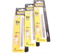 Forets à pierre DEWALT Extreme Long Life 6, 6,5, 8 mm Set de forets 3 pces Percer la pierre